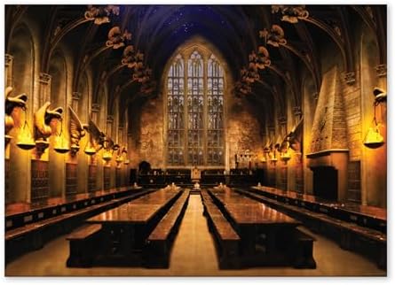 Conquest Journals Harry Potter Hogwarts Great Hall Backdrop Wall Banner