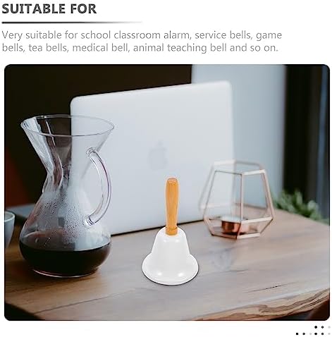 LOGOFUN 2Pcs Hand Bell for Drink Service Restaurant Decor
