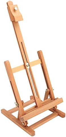 Adjustable Wooden Tabletop H-Frame Easel for Artists