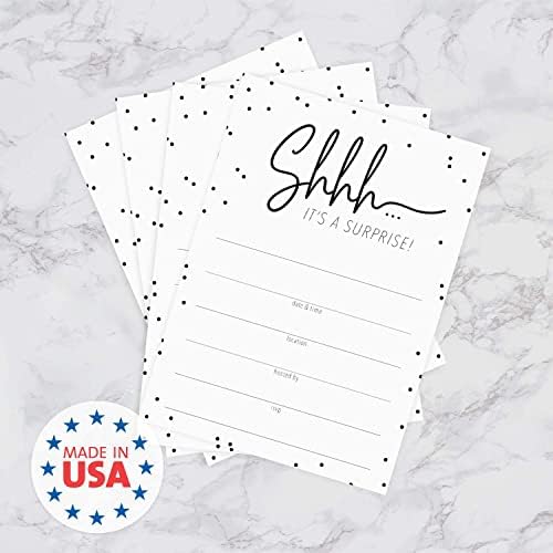 Canopy Street Surprise Party Fill In Invites 5x7
