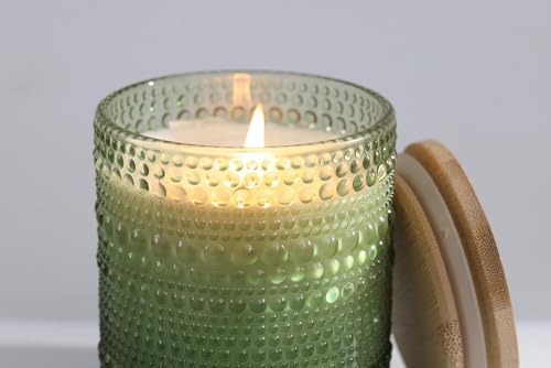 14oz Green Glass Candle Jars 6pcs for Candle Making