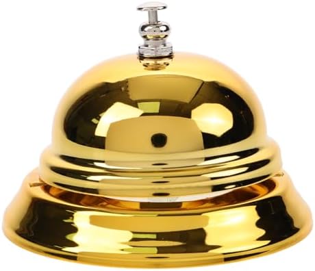 Golden Service Bell for Restaurants and Events