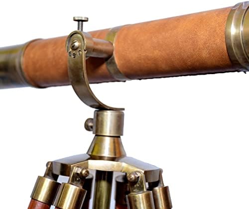 US Navy Griffith Antique Tripod Telescope Single Barrel