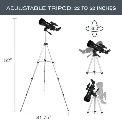 Celestron Travel Scope 70 Portable Refractor Telescope