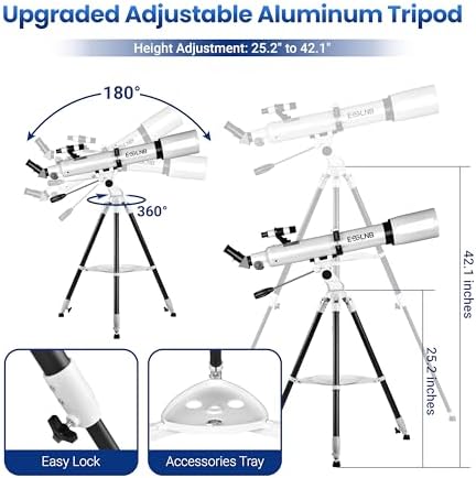 ESSLNB 80mm Refractor Telescope with Stargazing App