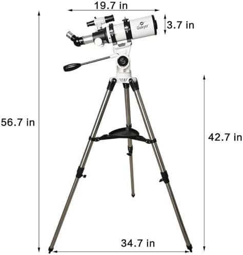 Gskyer 80mm Refractor Telescope for Adults and Kids
