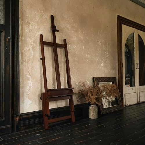 MEEDEN Large Studio Artist Easel with Storage and Wheels