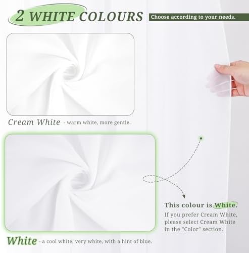 Showgeous Wedding Arch Draping Fabric 4 Panels