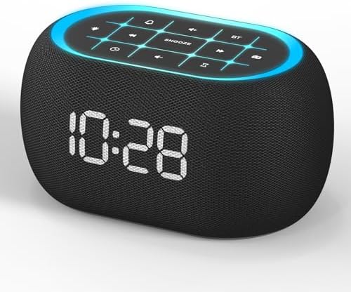 ANJANK Alarm Clock with FM Radio and Bluetooth Speaker