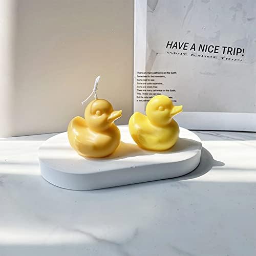 ZAKVOOR 3D Duck Candle Silicone Mold for DIY Crafts