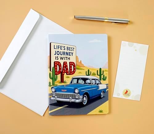 CUTPOPUP 3D Birthday Pop Up Card with Classic Car