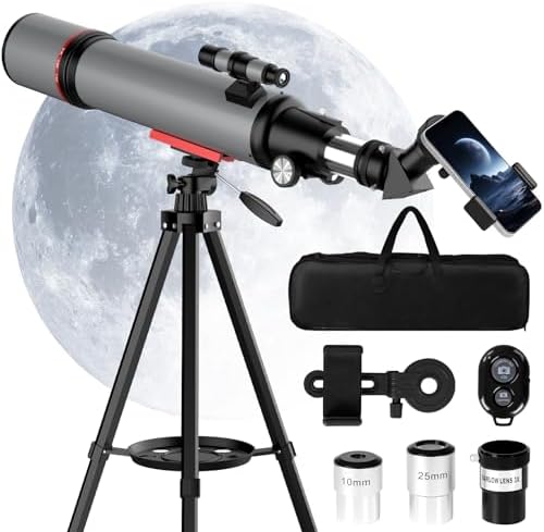 90mm Aperture Refractor Telescope for Moon Stars Observation
