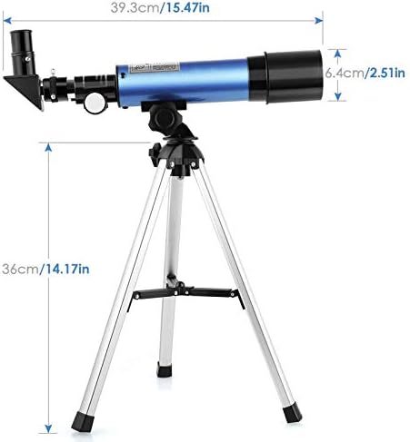Timisea Kids Telescope with 90x Magnification and 360 Degree Tripod