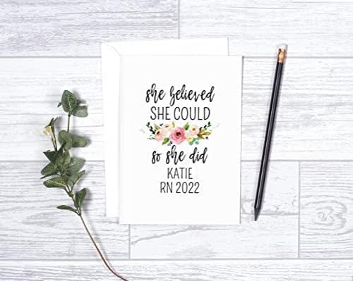 She Believed She Could So She Did Greeting Card