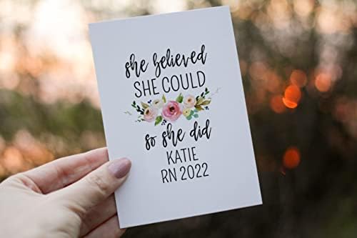 She Believed She Could So She Did Greeting Card