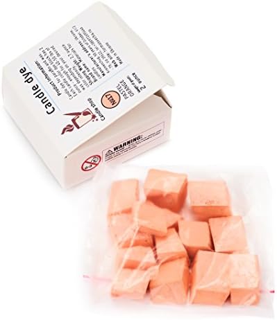 Pastel Orange Candle Dye 2oz - Premium Color Blocks