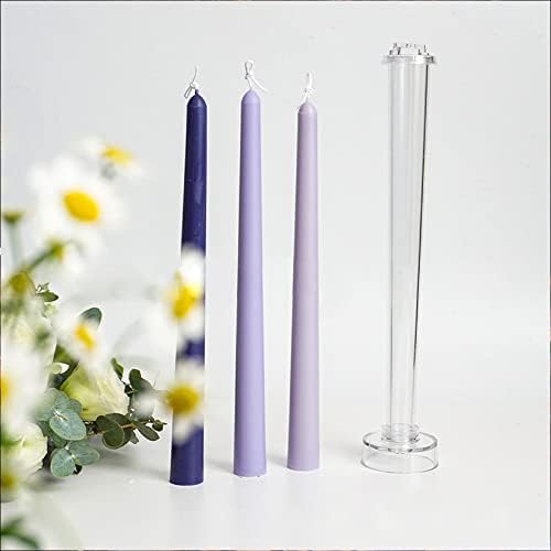 2-Pack Classic Tall Taper Candle Mold for Candle Making