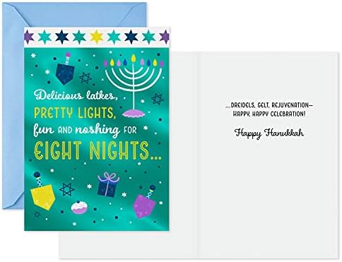 Hallmark Tree of Life Hanukkah Cards 6-Pack