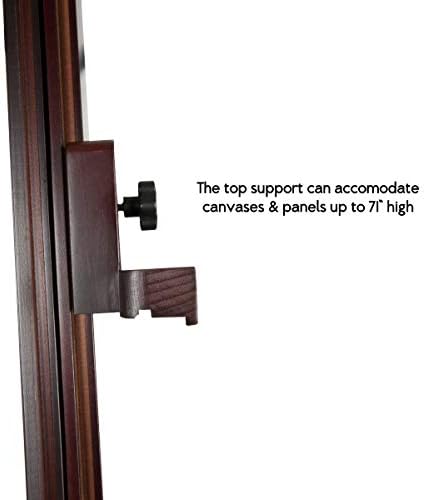 Soho Urban Artist Adjustable H-Frame Studio Easel with Rolling Caster