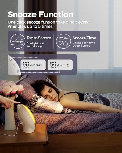 Dekala Sunrise Alarm Clock with App Control