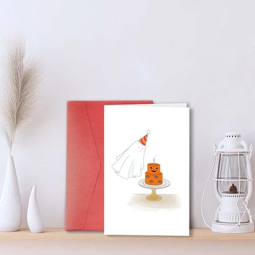 Funny Halloween Birthday Card for Him Her