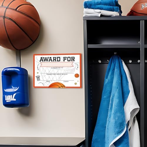 LyoGao Basketball Award Certificate 25 Count 8x10 Inch