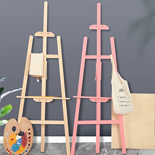 Adjustable Folding Wooden Art Easel for Painting and Sketching