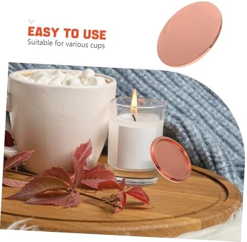 BESPORTBLE Zinc Alloy Candle Jar Lid Decorative Replacement Topper