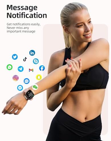 Parsonver Smart Watch Rose Gold 5ATM Waterproof