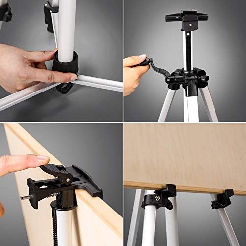 Adjustable Aluminum Alloy Retractable Easel for Art and Display