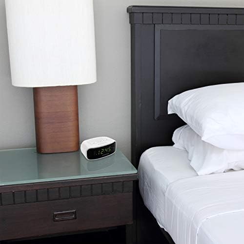 Magnasonic Digital AM FM Clock Radio with Dual Alarm and Sleep Function