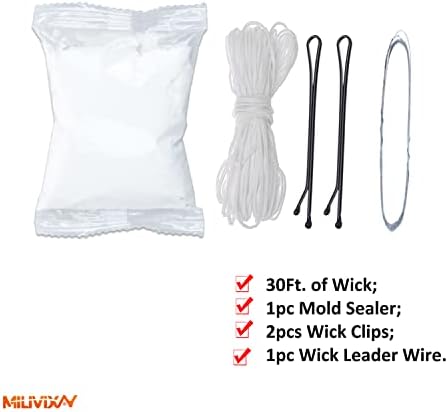 MILIVIXAY 2PCS Taper Candle Molds Set