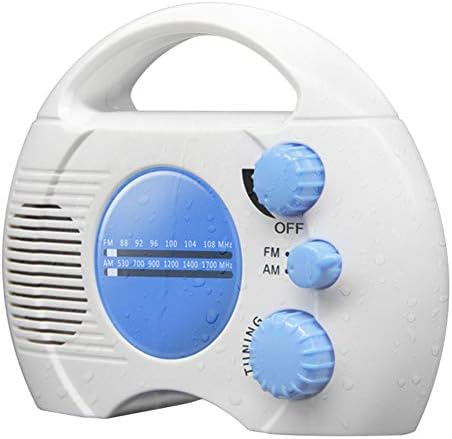 Etiger AM FM Waterproof Hanging Shower Radio