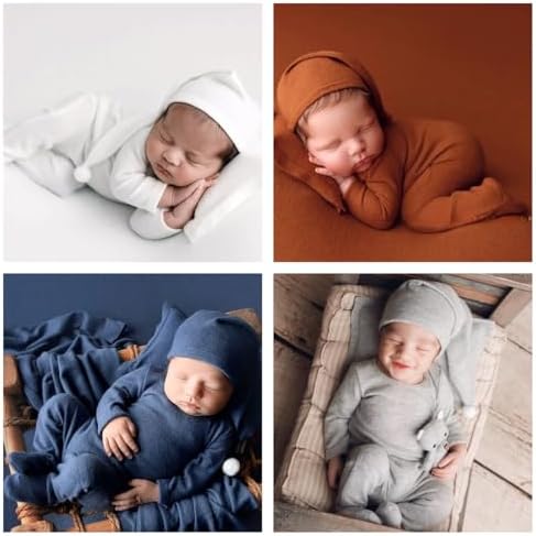 Vomdrok Newborn Boy Girl Photography Outfit Set