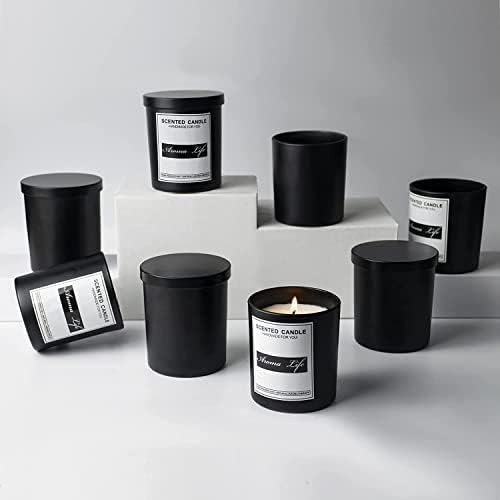 Creahaus 10oz 16 Pack Candle Jars with Metal Lids