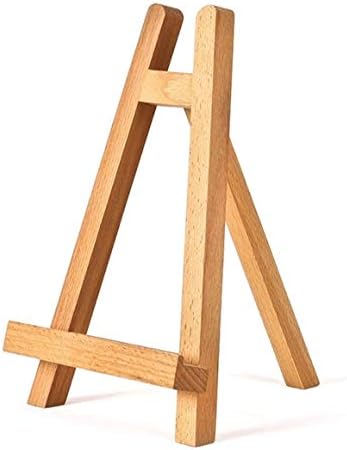 KINGART 740N Small Tabletop Easel 10 Canvas Durable Wood Portable Foldable