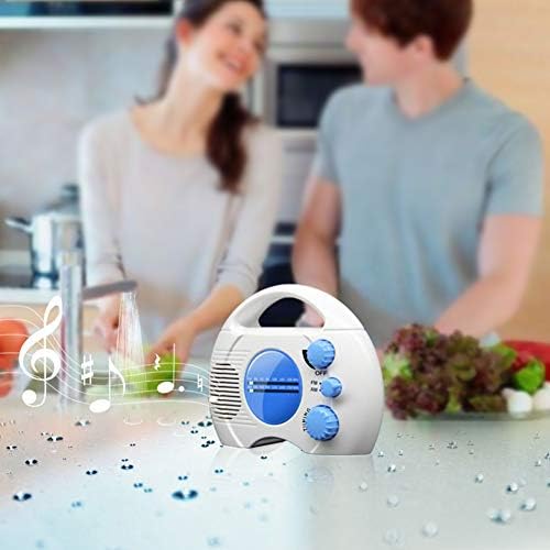 Etiger AM FM Waterproof Hanging Shower Radio