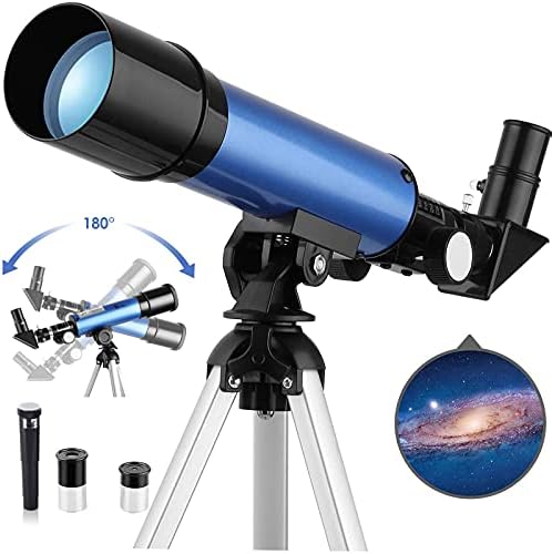 Timisea Kids Telescope with 90x Magnification and 360 Degree Tripod