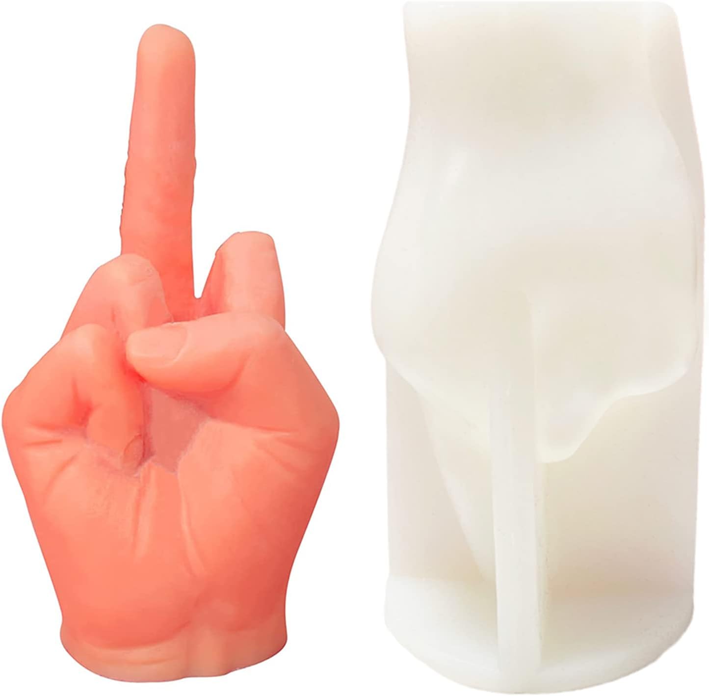 3D Hand Shaped Silicone Candle Mold for DIY Crafts