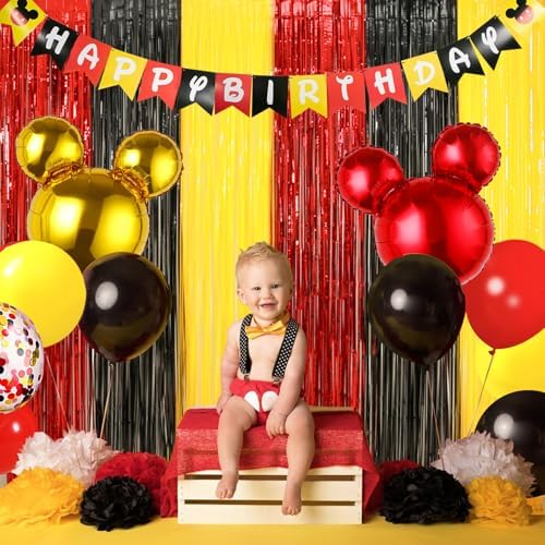 Cartoon Mouse Birthday Decorations 2 Pack