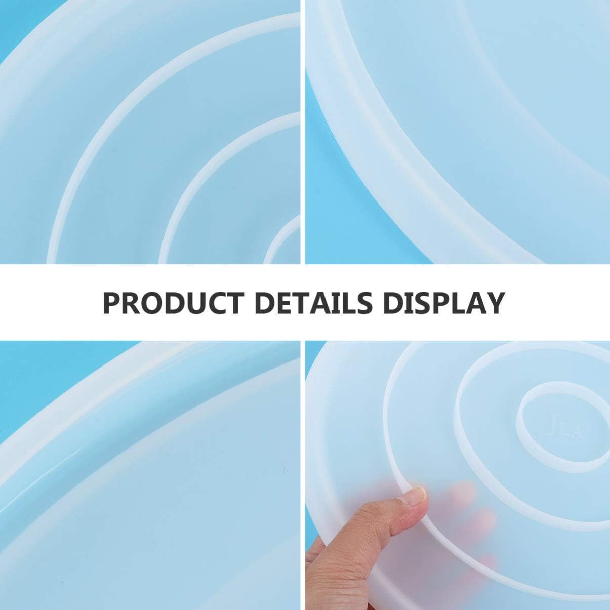 ARTIBETTER 10 Inch Round Resin Coaster Mold