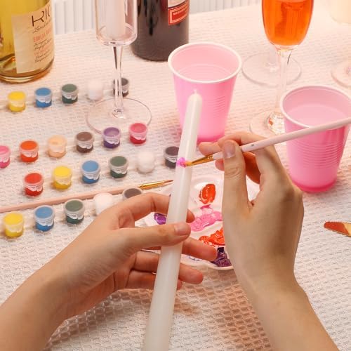 Resholder 64 Pcs Candle Painting Party Kit