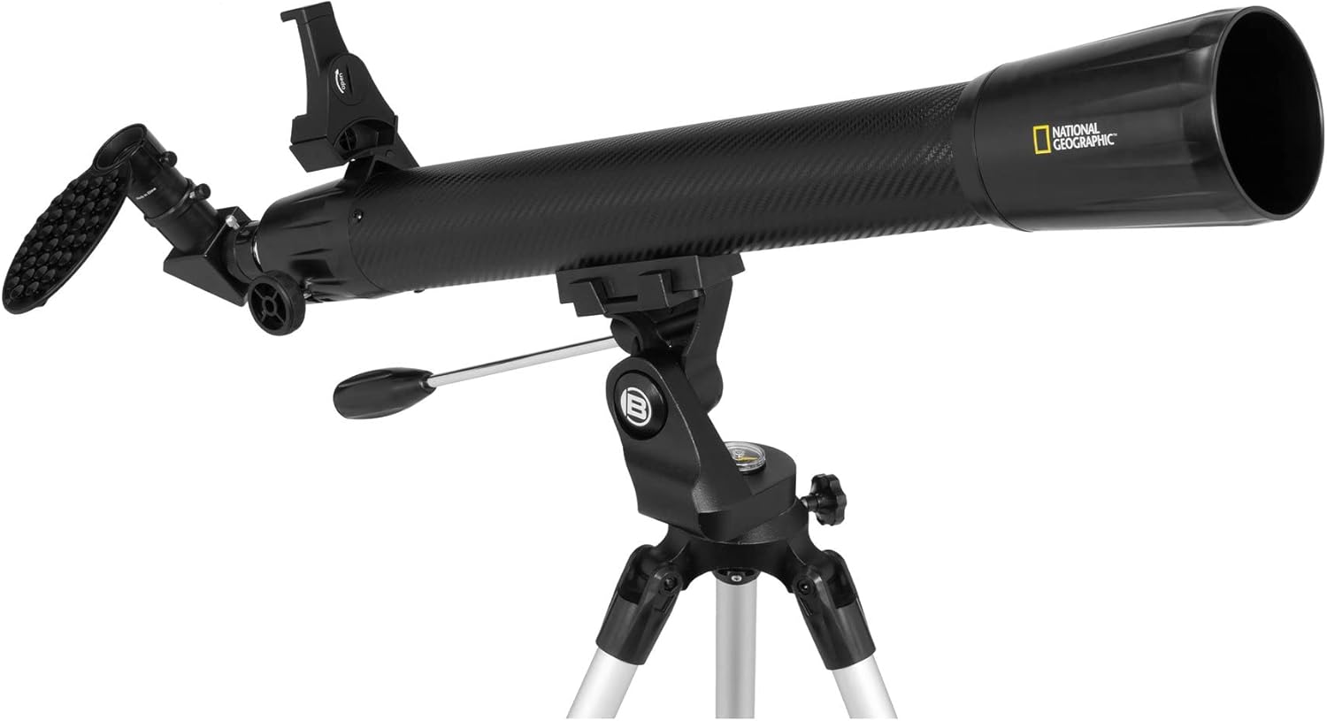 National Geographic 70mm Refractor Telescope with Astronomy App and Adjustable Tripod