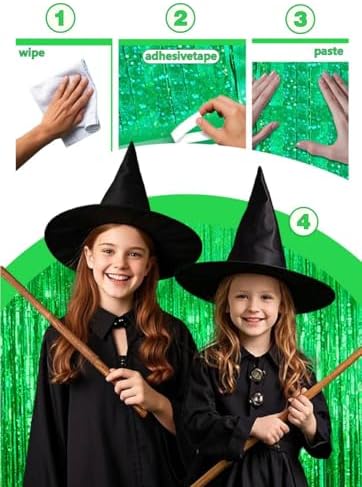 Ofisany Games Green Birthday Decorations 2 Pack