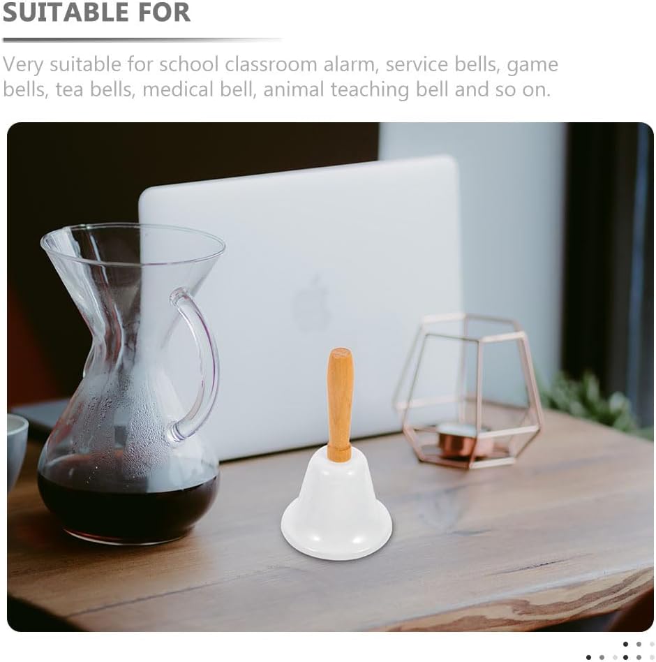 LOGOFUN 2Pcs Hand Bell for Drink Service Restaurant Decor