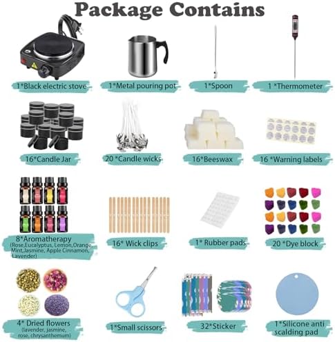 Haccah Complete Candle Making Kit for Adults and Beginners 1
