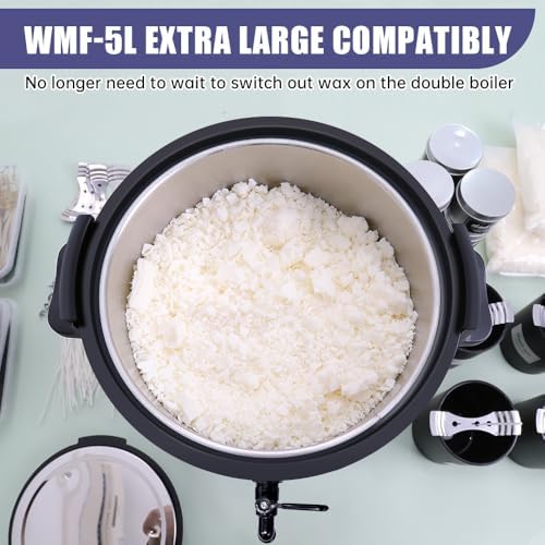 TOAUTO 10Lbs Candle Wax Melter with Pour Spout and Temperature Control