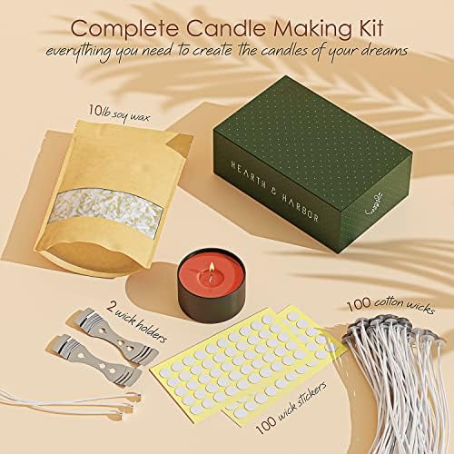 Hearth Harbor Soy Candle Wax Kit 10 lb Bag