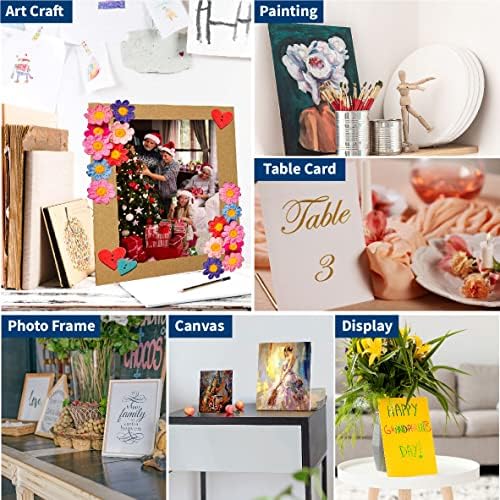 7 Inch Self Stick Cardboard Easel Backs Pack of 60