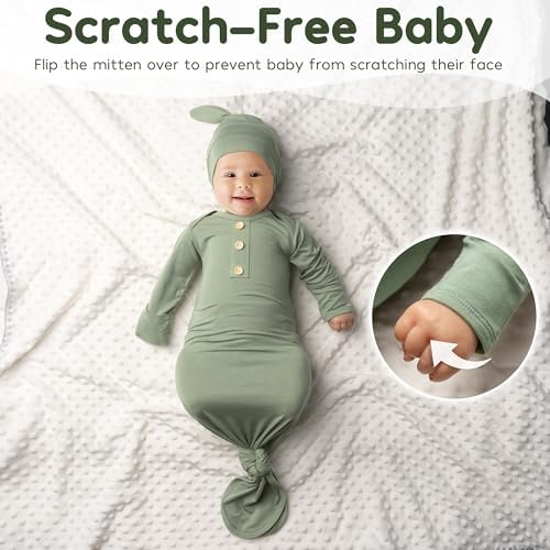 Noah Baby Knotted Gown for Newborn Photography